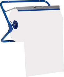 Parete AG-522 divertente per asciugamani da negozio, blu in metallo, rotoli fino a 40 cm di larghezza