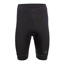 AGU Essential II Pantaloncini Ciclismo Uomo, Pantaloncini Corti Bici per Uomo, con Elastico, Cuciture Flatlock, Pantaloncini da Ciclismo con Imbottitura Green 95, Poliestere Riciclato - Nero - XXL