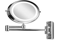 Cimi Gillian Jones - Specchio da parete a LED, 10 pezzi