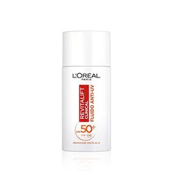 L'Oréal Paris Fluido Anti-UV Revitalift Clinical, SPF 50+, Protezione Molto Alta, Con Vitamina C Antiossidante, 50 ml
