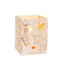 Pebaro 848/1 modelleerset van theehout, licht design, met elk/paddenstoel standaard