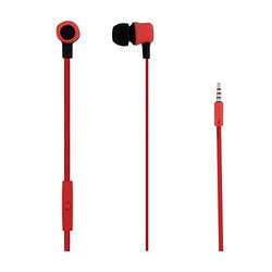 Tnb TNB Mood in-ear hoofdtelefoon met universele microfoon, rood