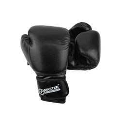 MASTER bokshandschoenen volwassenen TG10 punchinghandschoenen, zwart, 10 oz