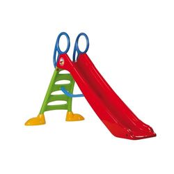 W'TOY bambini Grande scivolo in plastica, Rosso, Extra large, 07277
