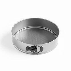 LACOR - 68688 - Confectionery Moulds Round, Biscuit Mould, Removable Mould, Carbon Steel, Non-Stick, PFOA-Free, Ecological, Diameter 28 cm, Capacity 3.8 L
