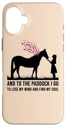 Cavallo Detti Cavalli Ragazze Equestre Cavallerizza Cavallo Custodia per iPhone 16 Plus