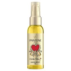 Pantene Pro-V x Keith Haring Art Collection Repair & Protect Keratin Protect Huile Capillaire 100ml Réparation Intense, Huile Nourrissante Quotidienne sans Rinçage, Pour Cheveux Secs Et Abîmés