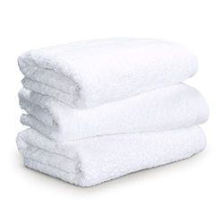 möve Superwuschel, set di 3 asciugamani da 50 x 100 cm, made in Germany, 100% cotone, neve