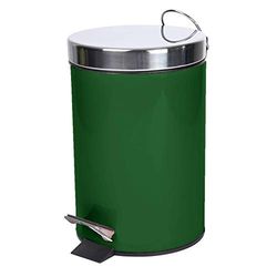 Douceur d'Intérieur Metalia Pedal Bin, Khaki, 3 L