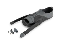 Cressi Gara Turbo Foot Pocket Calzante para Aletas, Unisex-Adult, Negro/Gris, 36/37