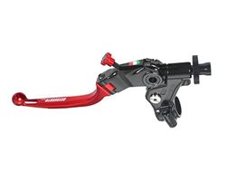 ACCOSSATO Commande d'embrayage à câble avec Levier articulé coloré (Bouton+Levier) avec Fixation Micro pour Kawasaki Ninja ZX-10R de 2011 à 2015 CC 1000