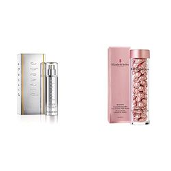 Elizabeth Arden Prevage Face Advanced Anti- Aging Serum 50 ml & Elizabeth Arden Retinol Ceramide Night Serum, 90 Cápsulas Ceramide con Retinol, Sérum de Noche Difuminador de Arrugas