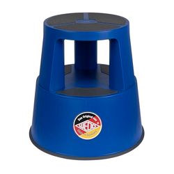 WEDO Rolling Stool, Polypropylene (PP), Blue, Höhe ca. 42,8 cm, Breite unten ca. 42,4 cm