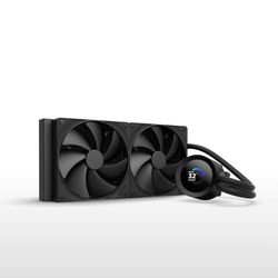 NZXT Kraken Plus 280 – Refroidisseur liquide AIO pour CPU – Radiateur 280mm – 2 x Ventilateurs F140P – Écran LCD carré personnalisable de 1,54" – AMD® AM5, AM4 – Intel® LGA 1851/1700, 1200/115X – Noir