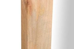 MESITA PIEDRA METAL MDF MARRON LUMINA 50x40x60 CM