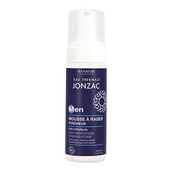 Eau Thermale Jonzac - Mousse à raser fraîcheur - Men - Tous types de peaux, même sensibles - Certifié Bio Cosmos Organic - Flacon de 150 ml