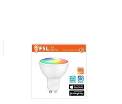 Lampadina GU10 SMART 6w - RGB+3WHITE Dimmerabile, Chip Tuya