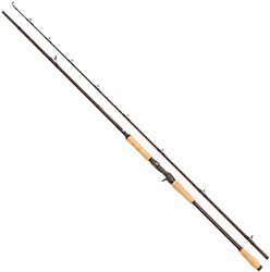 Abu Garcia Beast Pro Power Pike Baitcasting Rod, Lure Fishing Rod, SpinPower Pike Baitcasting Rods, Predator Fishing, Pike, Unisex, Black / Red, 2.44m | 20-60g