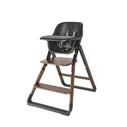 Ergobaby Evolve Kinderstoel Ergonomische kinderstoel voor baby's vanaf 6 maanden, kinderstoel incl. 5-puntsgordel, kinderstoel met verstelbare zitting, Dark Wood