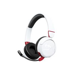 HyperX Cloud Mini – Wireless Headset. Compatible with PC, Chromebook, Nintendo Switch, PlayStation Controllers, Xbox Controllers, Phones, Laptops, Tablets, White