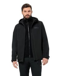 Jack Wolfskin Taubenberg 3-in-1 jas, zwart, XL heren, Zwart, XL