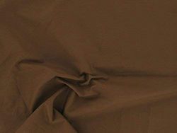 Dalston Mill Fabrics Tessuto in Policotone, Marrone Cioccolato, 9 m, Cotone