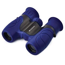 KODAK Binoculares Para Niños BCS100 - Binoculares Compactos Para Niños, Goma Suave, Ergonómico, Correa y Funda de Transporte Incluidas, Aumento 8X – Azul