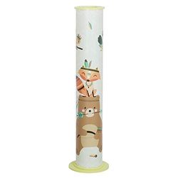 Elobra Little Indians vloerlamp voor kinderen, hout, 40 W, lime groen