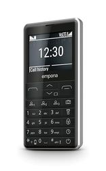 emporiaPRIME-LTE M76, 4G VoLTE mobile phone with 2MP camera, SIM free and unlocked for all networks, IP54 durable design, USB-C charger, 2.31-inch display, works with all 4G networks, Black
