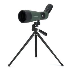 Celestron 52422 LandScout - Longue-vue coudée de 60 mm avec protection en caoutchouc, optiques multicouches, oculaire 12–36x, trépied de table et adaptateur de smartphone, vert