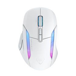Turtle Beach Kone II Air - Souris Gaming RGB Ergonomique sans Fil,Bbatterie 350h, Capteur Optique 26 000 DPI, 21 Entrées Personnalisables, Molette 4D Free-Spin - Blanc