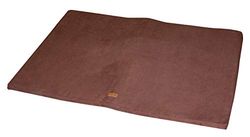 Wouapy Basic Line - Cuscino piatto per cani, 100 x 70 x 10 cm, colore: Marrone