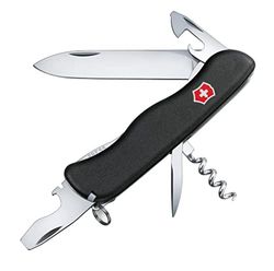 Victorinox, Schweizer Taschenmesser, Picknicker, Multitool, 11 Funktionen, Klinge, gross, Dosenöffner, Schraubendreher 3 mm, Feststellklinge