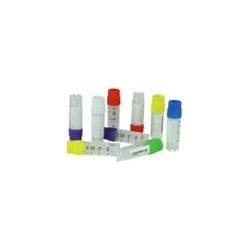 AmazonDetools Cryomaster 4-6105 Kryorbuisje, 2,0 ml, buitendraad, schroefdop, standring, zijkant (500 stuks), wit, 1