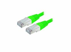 Omenex 491224 RJ45-kabel, recht/afgeschermd, 2 m, groen