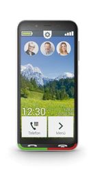 emporia SuperEasy Mobiele telefoon voor senioren, 4G Volte, smartphone zonder contract, mobiele telefoon met noodoproepknop, 5-inch display, Android 10, 13 MP camera, zwart
