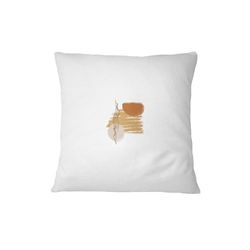 Bona Basics, Funda de cojín Decorativa, decoración del hogar, para sofá, cafetería, Tamaño: 45X45 cm, Color: Blanco