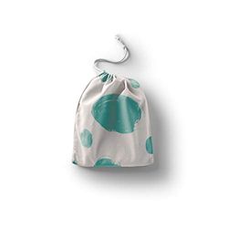 Bonamaison Printed Cotton Produce Bag with Drawstring, Reusable Grocery Bag, Biodegradable Eco-Friendly Bags, Travel Pouch, Sachet Bags, Shopping Bag, Eco Friendly, Foldable, Size: 12x15 Cm