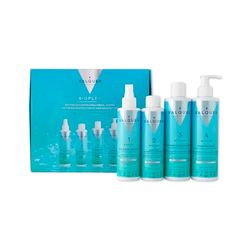 Valquer Pack Bioplex Trattamento completo. Ricostruttore e Protettore Capillare. Riparazione profonda dei capelli danneggiati- Vegano e Senza Solfati - 4 Prodotti