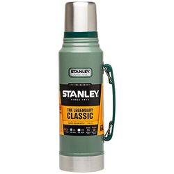 Stanley Classic Legendary Thermosfles 1L Hammertone Green - Houdt 24 Uur Warm of Koud - Roestvrijstalen Thermosfles - Thermoskan BPA-Vrij - Vaatwasserbestendig