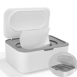 Boîte de papier toilette humide, distributeur de lingettes humides pour bébé, blanc