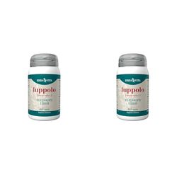 ERBA VITA Integratore Alimentare di Luppolo- 60 Capsule - Favorisce il rilassamento e il riposo notturno (Confezione da 2)
