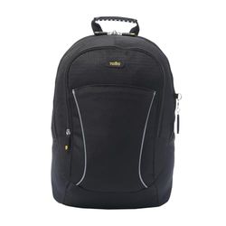 TOTTO - Mochila para Ordenador Portátil de 14 Pulgadas, Modelo Arvar 2.0, Capacidad 22 L, Bolsillo Secreto, Argollas para Candado, Espaldar Ergonómico con Flujo de Aire, Correas en S, Color Negro