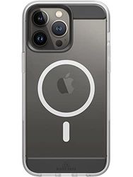 Black Rock - Hoes Mag Air Case Geschikt voor Apple iPhone 14 Pro Max I mobiele telefoonhoes MagSafe compatibel, transparant, dun (zwart)