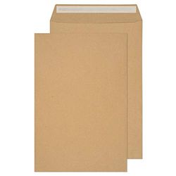 Blake Puur dagelijks 381 x 254 mm 115 gsm Pocket Peel & Seal Enveloppen (23890PS) Manilla - Pack van 250