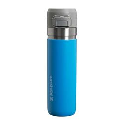 Stanley Quick Flip Gourde Isotherme 0.71L - Froid Pendant 12 Heures - Étanche - Va au Lave-Vaisselle - Couvercle à Bouton-pression - Thermos Sans BPA - Gourde Inox - Bouteille D'Eau - Azure