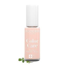 PODERM - FUNGAL NAIL INFECTIONS - Powder Pink nail varnish TEA TREE - Prevention & Treatment of Nails Yellowed/Damaged by FUNGAL INFECTIONS - TREATS & COLOURS - foot/hand treatment - Swiss Made