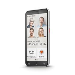 Emporia Smart.5Mini Telefon Komórkowy dla Seniorów, Czarny, 4,95"