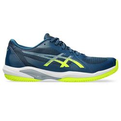 ASICS Mäns Solution Swift Ff 2 Clay sneakers, Mako Blue Safety Yellow, 40.5 EU