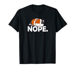 Napping NOPE Kids Cute Wheek Merch Guinea Pig Lover Maglietta